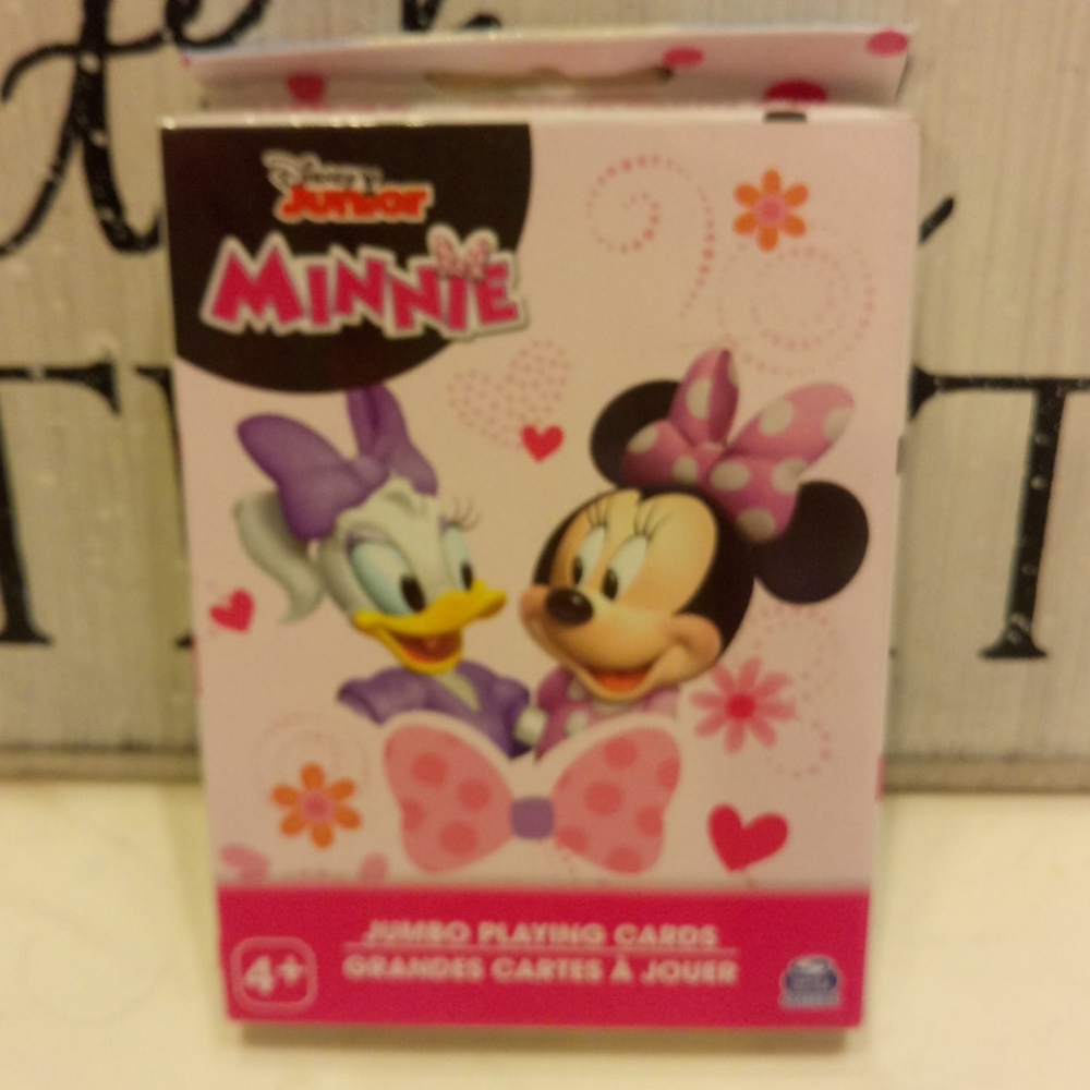 Minnie jumbo playing cards